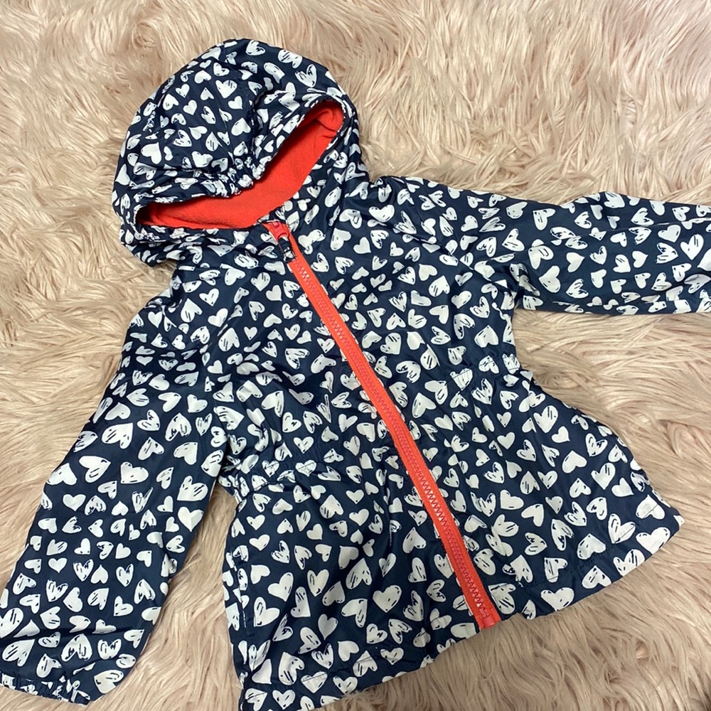 Girls Heart Spring/Fall Coat - Picture 1 of 6